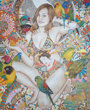  Jule 2 | egg tempera on canvas | 90cm x 75cm | 2008